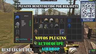 Rust Legacy Dev ► Novos Plugins AutoEquipe e Airdrop ◄ 2025  - Dekasete