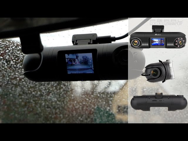 Dashcam Voiture Avant et Arrière, Caméra de Voiture avec WiFi intégré,  1080P 3 Pouces Dash Cam Grand Angle 170° avec Application, capteur G,  détection Mouvement, Enregistrement Boucle : : High-Tech