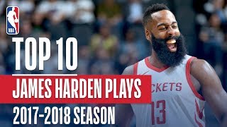 James Harden's Top 10 Plays of the 2017-2018 NBA Season | NBA MVP Nominee