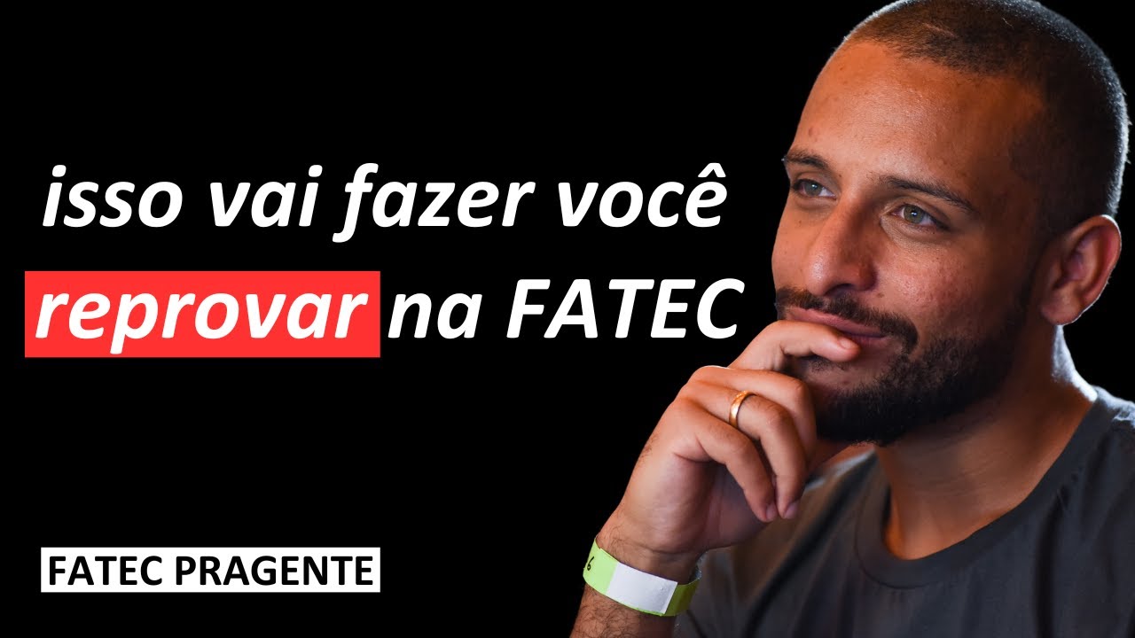 O maior erro que você pode cometer estudando para a FATEC