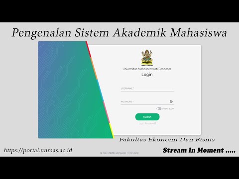 Pengenalan Sistem Akademik Dosen Dan Mahasiswa - FEB Unmas Denpasar