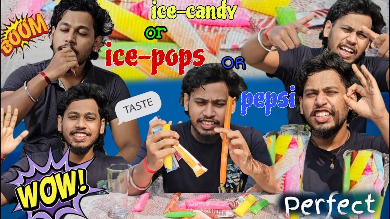 Mixing Different Types of Ice-Candy Or Ice-Pops Or Pepsi😱