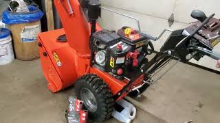 How To Change Oil Ariens Deluxe 28 SHO Snowblower 306cc #ariens #snowblower