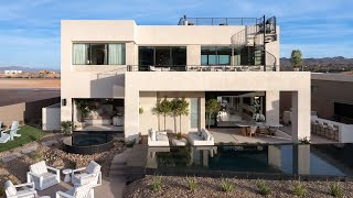 Touring $3.96M Waterfront Modern Luxury Home in Lake Las Vegas | Velaris by Blue Heron