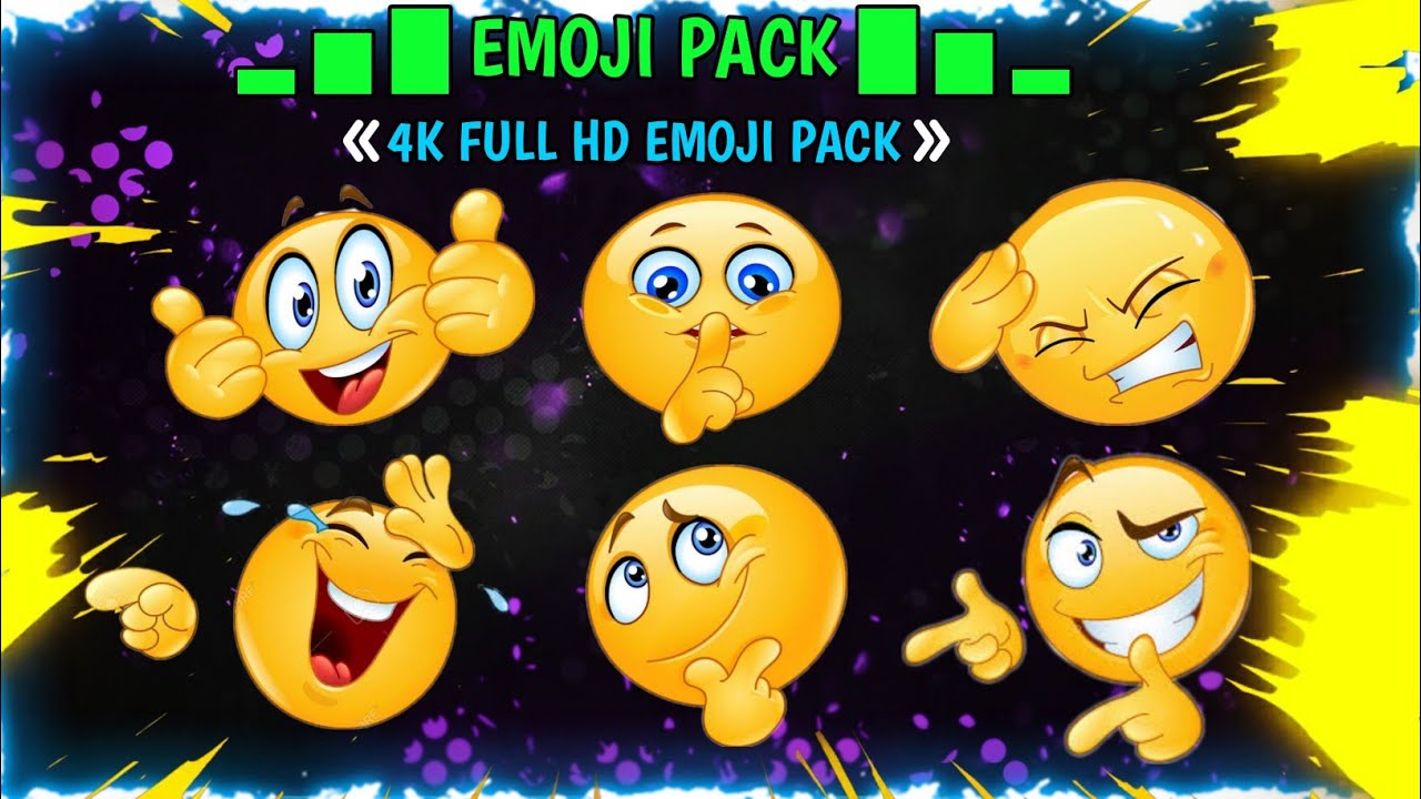 Emoji png GFX pack || GFX pack for thumbnail