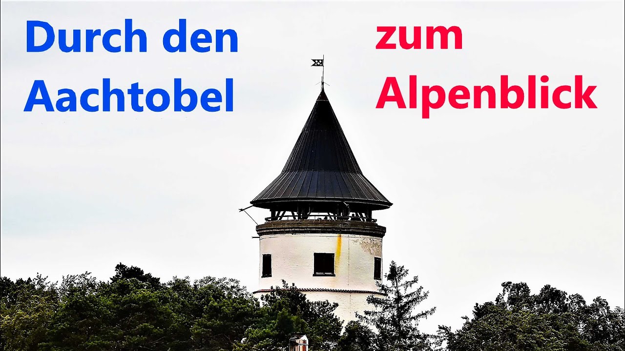 Wandern am Bodensee - Durch den Aachtobel zum Aussichtsturm Hohenbodman(2020, 4k)