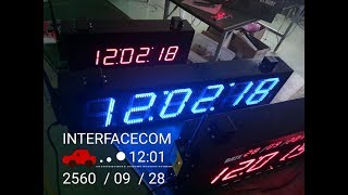 INTERFACECOM : นาฬิกา ดิจิตอล Digital clock 606A