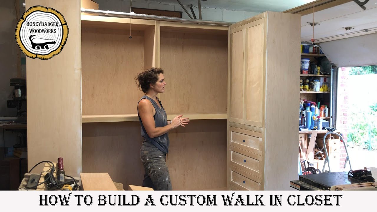 Woodworking Projects : How To Make A Walk In Closet Part 3 - YouTube