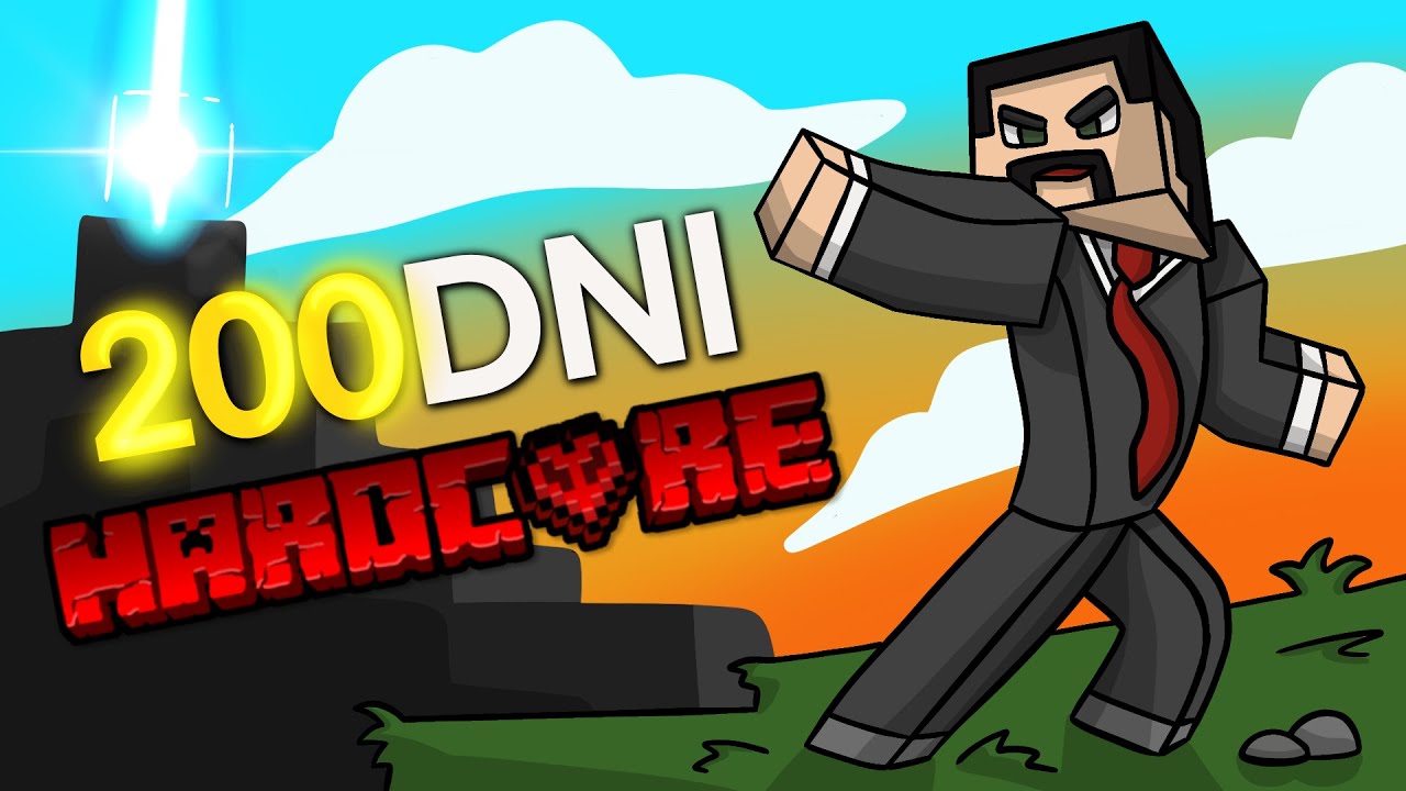SPEEDRUNNER VS 200 DNI MINECRAFT HARDCORE!