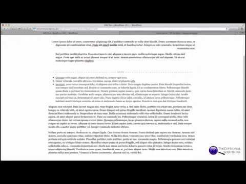 WordPress Tutorials - How to Format Your Posts