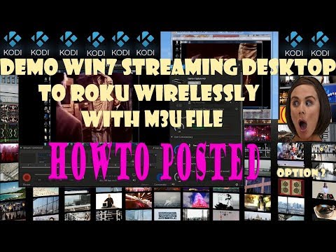 Roku Channel Stream/Cast Kodi 🎥 Demo Windows 7 PC Wirelessly to Roku 2XS. Stream Any Website. hqdefault