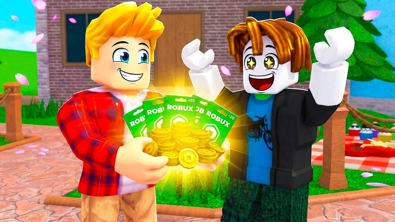 Он Получил РОБАКСЫ ВПЕРВЫЕ в РОБЛОКС