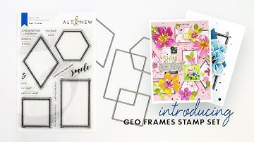 Altenew Stamps Intro - Geo Frames
