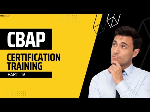 CBAP certification training | CBAP online training | business analyst training for beginners part-13