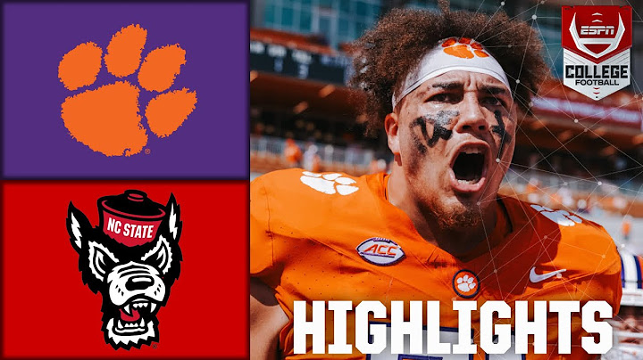 NC State Wolfpack vs. Clemson Tigers | Full Game Highlights | ESPN College Football