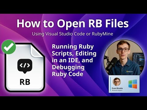 RBファイルを開く方法（Visual Studio CodeまたはRubyMine）