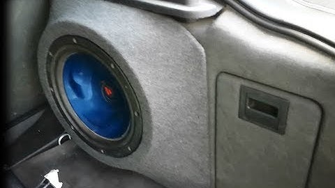 Custom Perfect Fit Fiberglass Subwoofer Enclosure Box Build