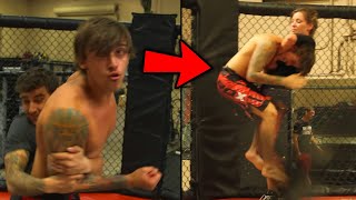These Idiots Thinks He Can Beat Pro MMA Fighter..... Then This Happened