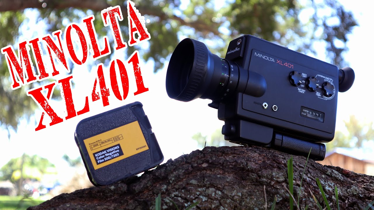 Minolta XL401 Super 8 Camera Breakdown & Review, Kodak 7203 50D, Scanned  Results