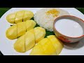 กับข้าวกับปลาโอ 699 ข้าวเหนียวมะม่วง ข้าวนุ่มใสเม็ดสวย หวานพอดี อกร่องหอมๆ หวานฉ่ำ Mango Sticky rice