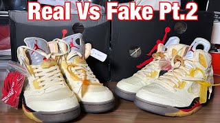 Perfect Jordan's! Jordan 5 off white Sail legit check on foot unboxing  review lovershoe! So sick! 