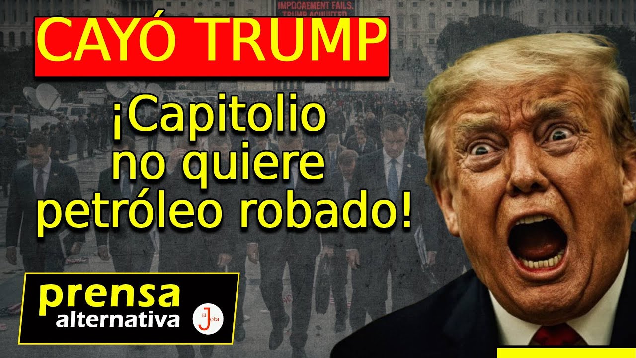 Fracasó Trump: ¡Congreso le da la espalda! ¡Se le cae plan Venezuela