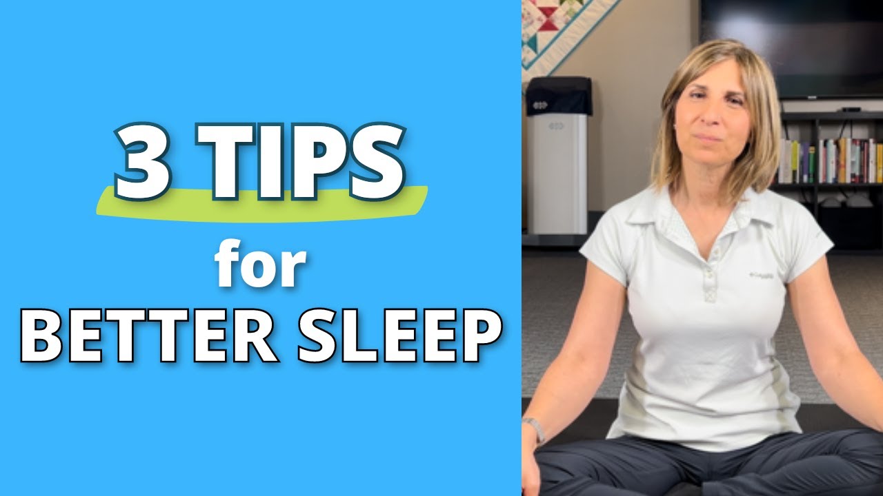 3 Tips for BETTER Sleep! #bettersleep #posture #sleepingtips - YouTube