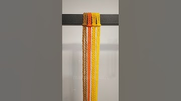 Learn This Stunning Macrame Knot Pattern in 50 Seconds! | Easy & Beautiful #macrameknots #macrame