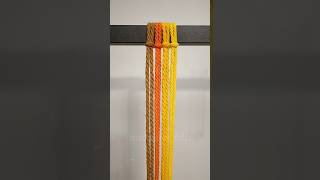 Learn This Stunning Macrame Knot Pattern in 50 Seconds! | Easy & Beautiful #macrameknots #macrame