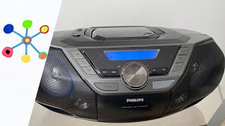 vejspærring Hæl famlende 🎼🔊👉 PHILIPS CD Soundmachine AZ780/12 - YouTube