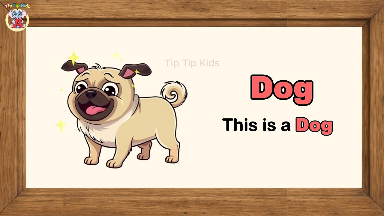 Названия животных для детей на английском языке | Изучаем названия животных с картинками и забавн...