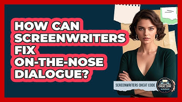 How Can Screenwriters Fix On-the-nose Dialogue? - Screenwriter