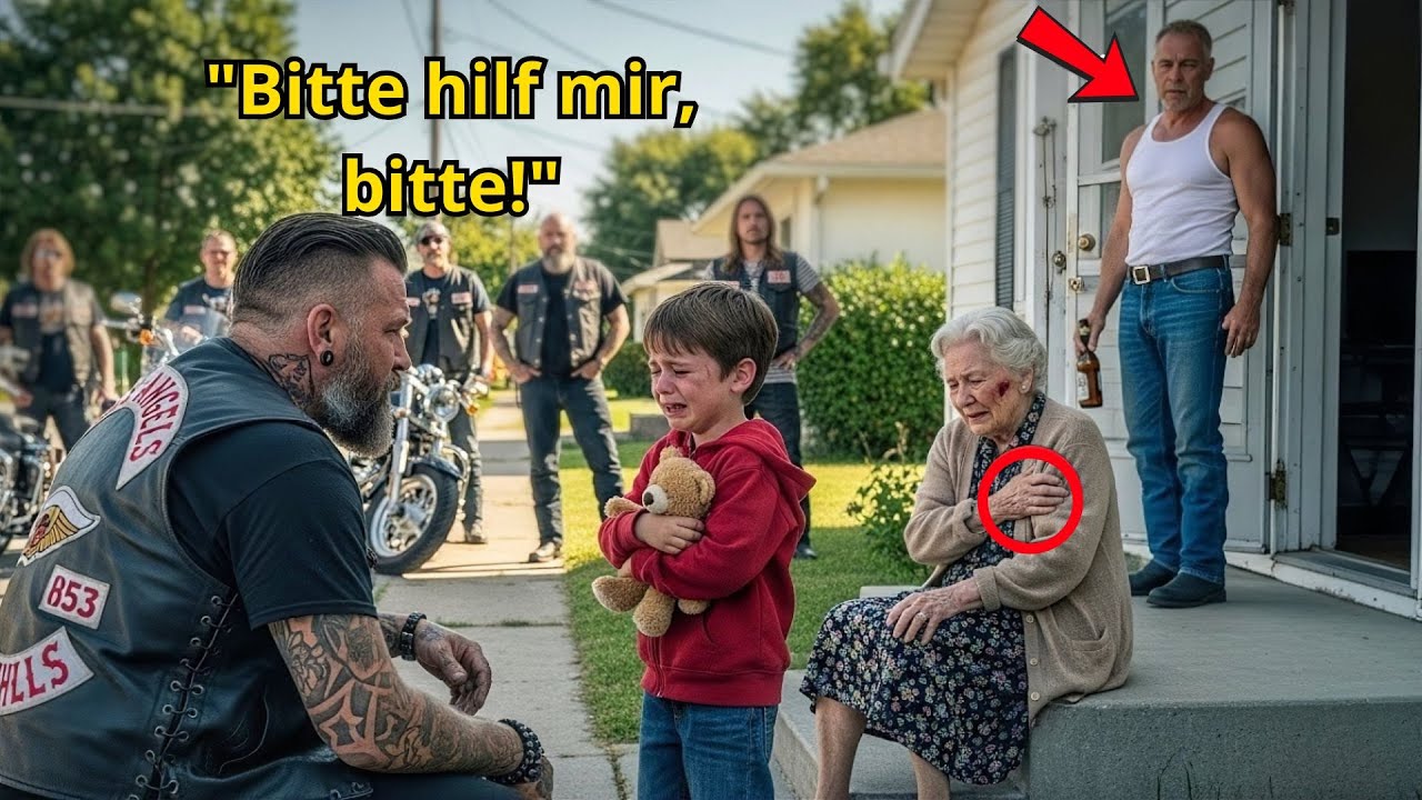 Er hat meine Oma geschlagen!”, rief das Kind – die Biker standen direkt vor seinem Haus.