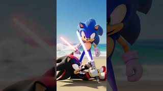 Sonic vs Shadow The Ultimate Lightsaber Clash of Speed and Power #Gaming #Animation #EpicBattle