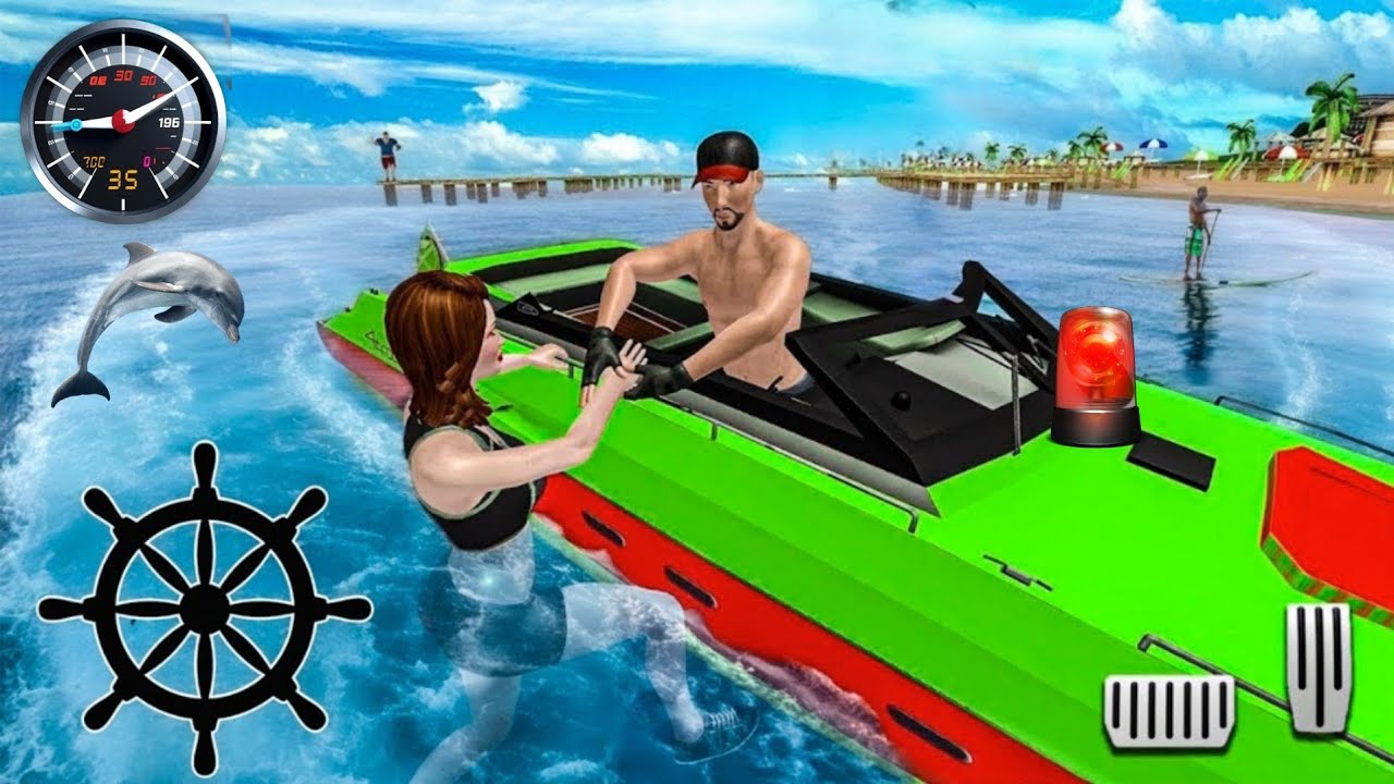 Coast guard beach rescue team game - beach emergency rescue simulator game - coast guard rescue game