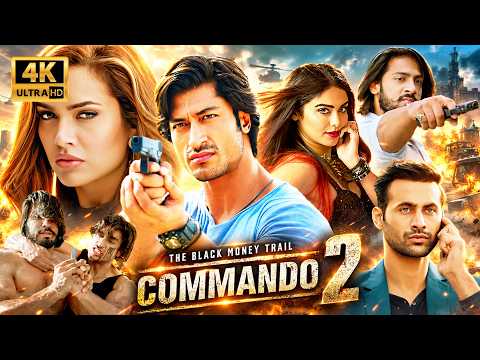 एक Commando vs पूरा Black Money Gang! 🔥 | Commando 2 Full Movie 4K | Vidyut Jammwal