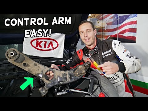 HOW TO REPLACE CONTROL ARM ON KIA OPTIMA FORTE SPORTAGE SORENTO SOUL RIO