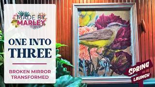 From One Mirror to Three Projects (Chalk Paint &amp; Decoupage)