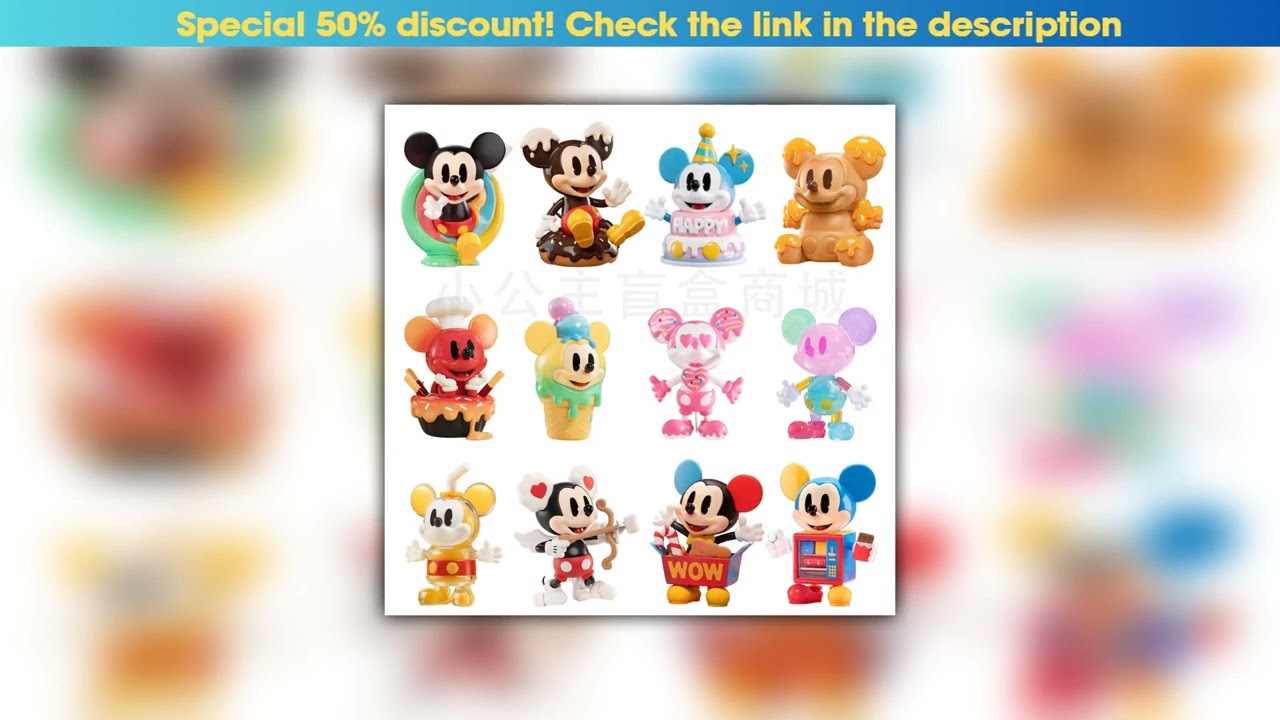 Must Buy Genuine Disney Mickey Childhood Of Boundless Imagination Series Blind Box Mickey Figurine•
