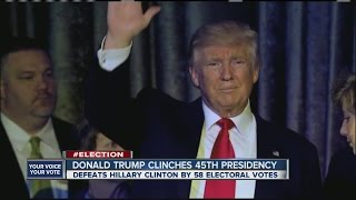 Shock, joy and fear as voters elect Trump president