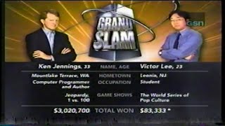 2007  Grand Slam Game Show    Ken Jennings Vs Victor Lee