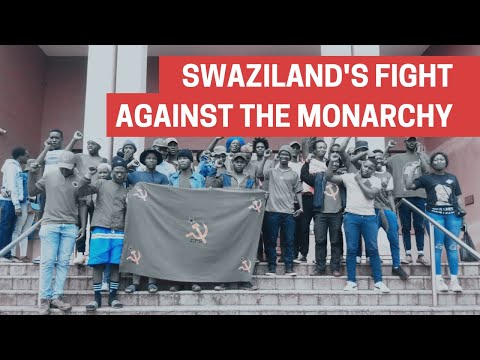 Why are the people of Swaziland protesting the upcoming parliamentary elections?