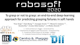 To grasp or not to grasp: an end-to-end deep-learning approach for predicting grasping failures