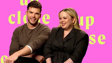 Nicola Coughlan and Luke Newton on Polin Sex Scenes, Sideburns and Flirting Techniques | Cosmo UK