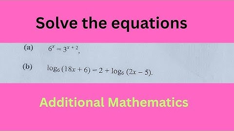 2023 Additional mathematics paper 2 Question 3 internal fully solved 