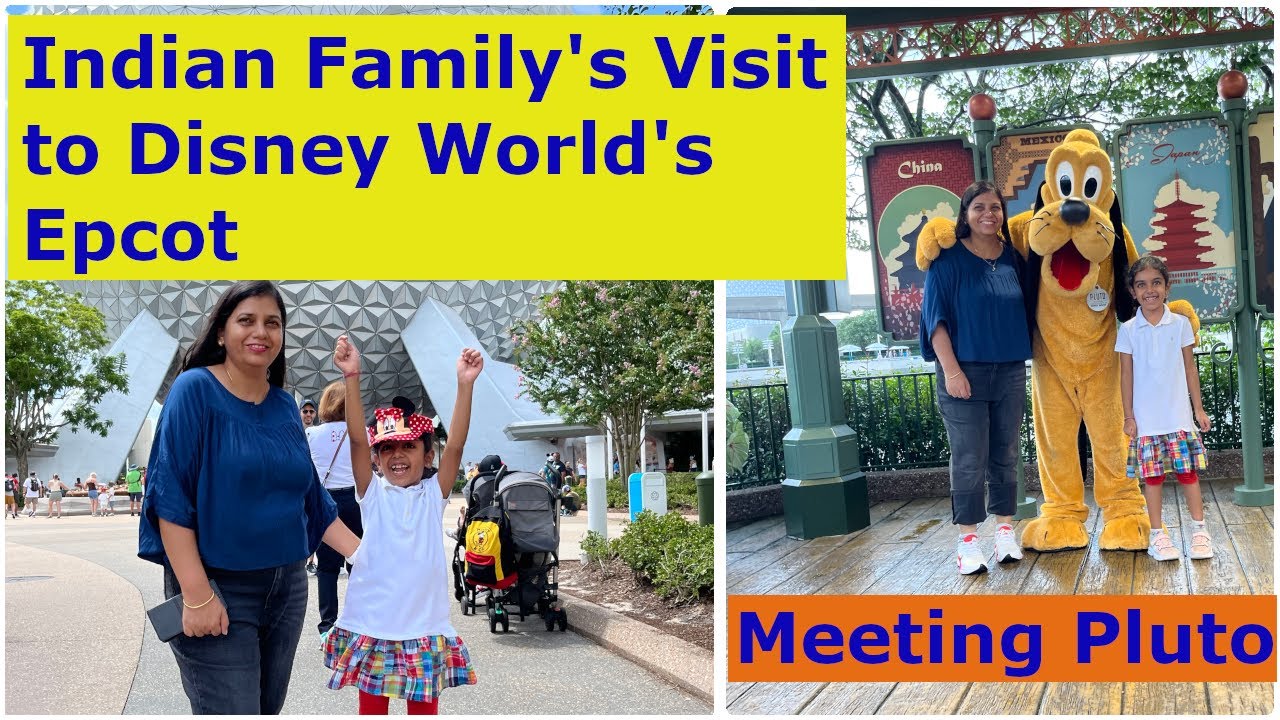 Indian Family's Trip to Disney World's Epcot - Part 1 | Meena Kukreti Vlogs
