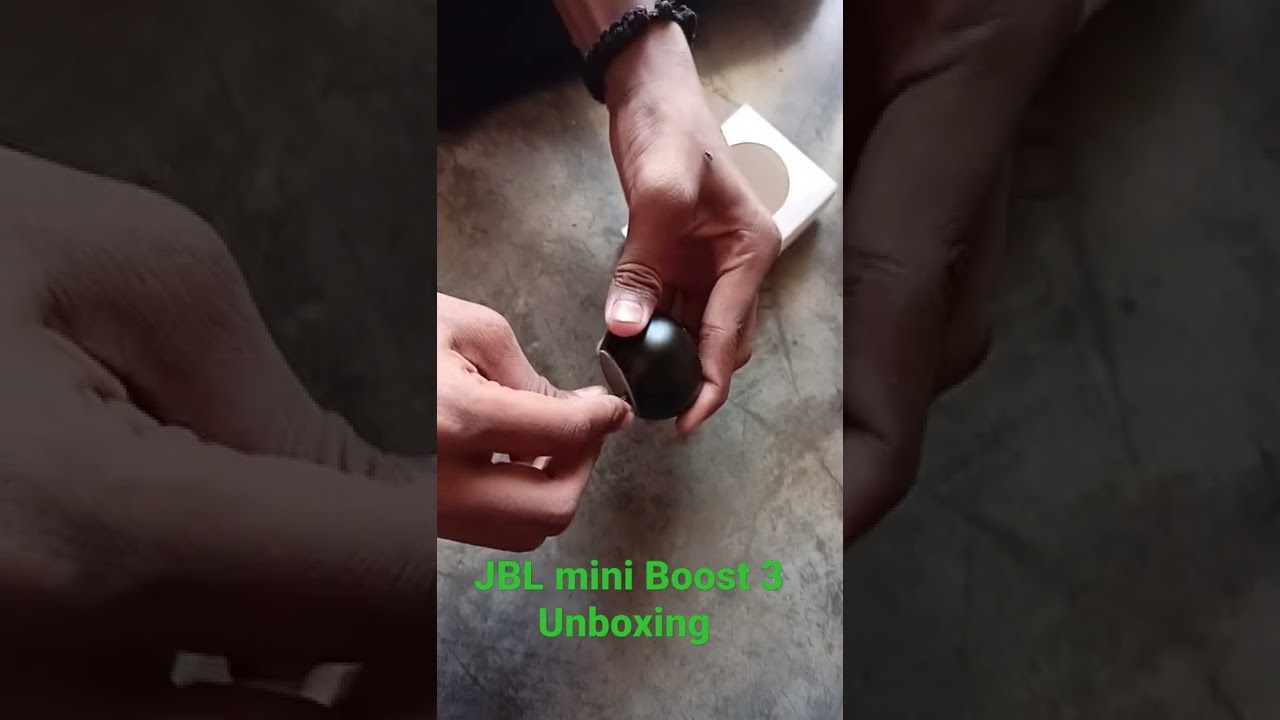 JBL mini Boost 3 unboxing. 