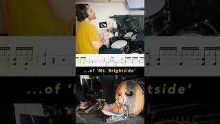 Mr. Brightside - The Killers | Drum Cover w/Sheet Music | #drums #thekillers #mrbrightside #rock