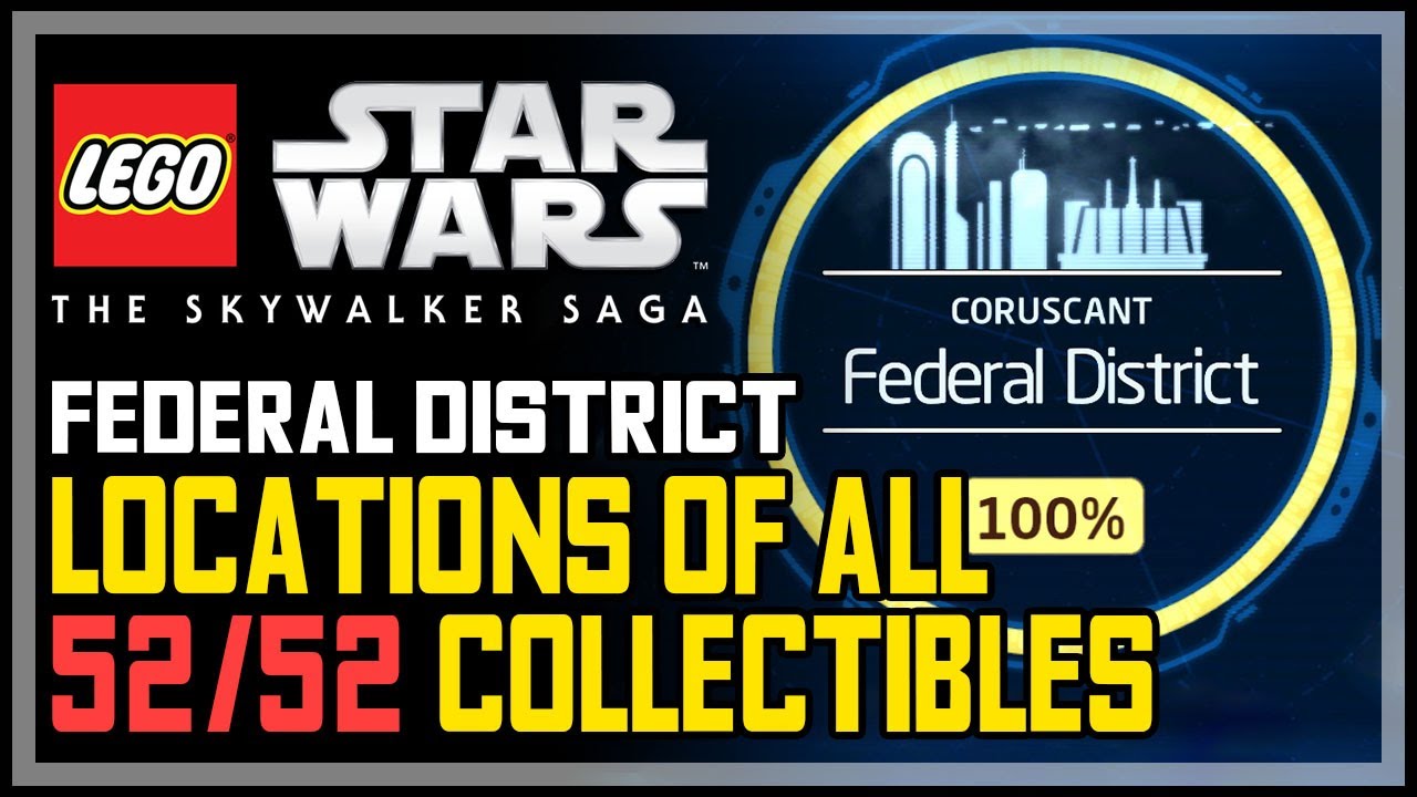 All Coruscant Federal District Collectibles LEGO The Skywalker Saga