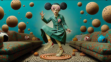 Spiral Head Dancers | Surreal AI Art Video